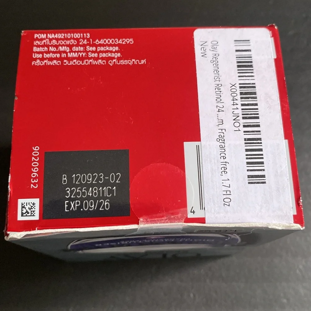 Olay Regenerist Retinol 24 Night Moisturizer, New in sealed Box, Expires 9/26‎
